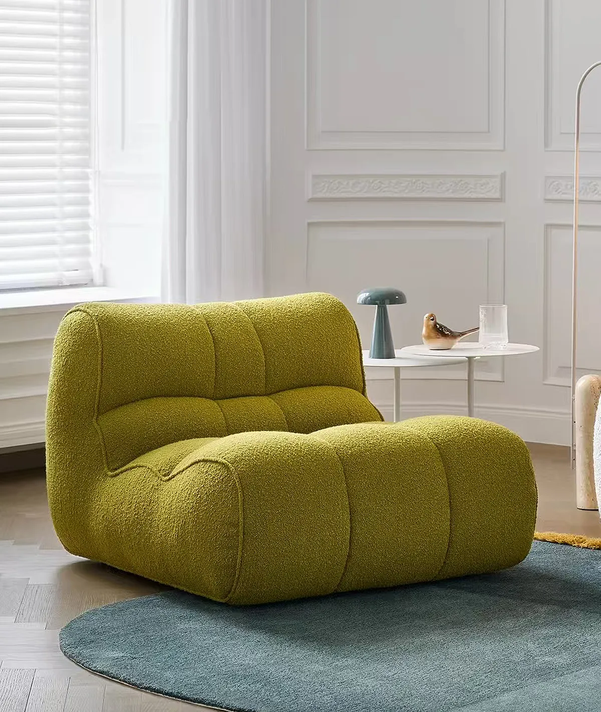vintage upholstered lounge chair - Image 3