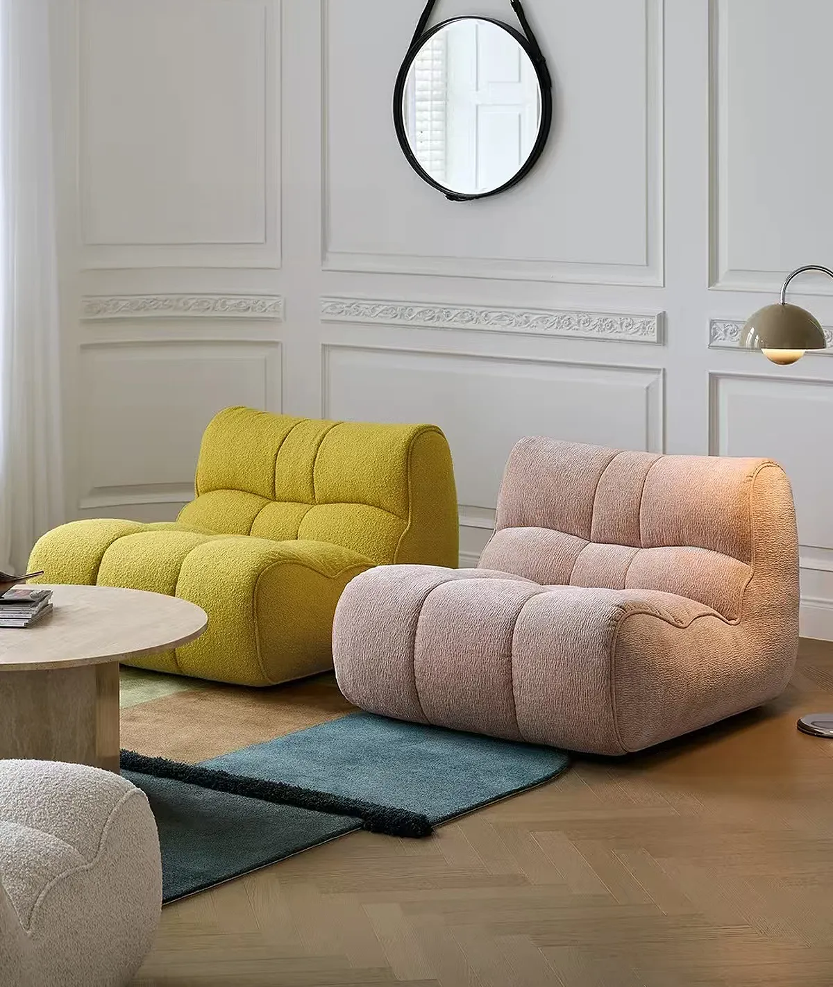 vintage upholstered lounge chair - Image 2